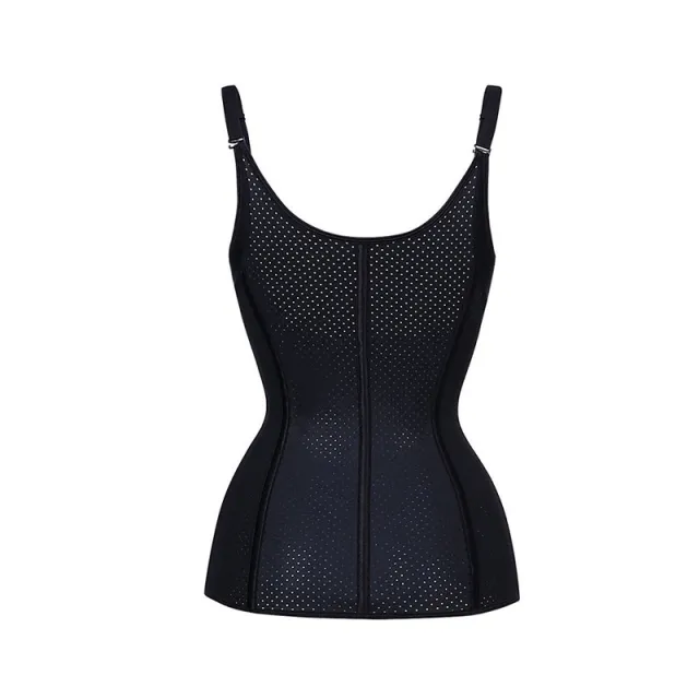 Belly Contracting And Close fitting Top Rubber Waistband Corset Black - Shop at LoveMi