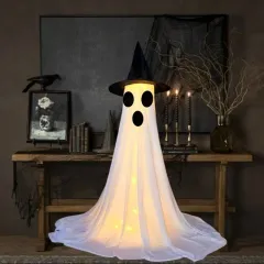 Halloween Decor Spooky Ghost Yard Stake With Stake Weatherproof Porch Garden Decorations For Front Yard Haunted House Props - Cute Pet Ghost - View 1