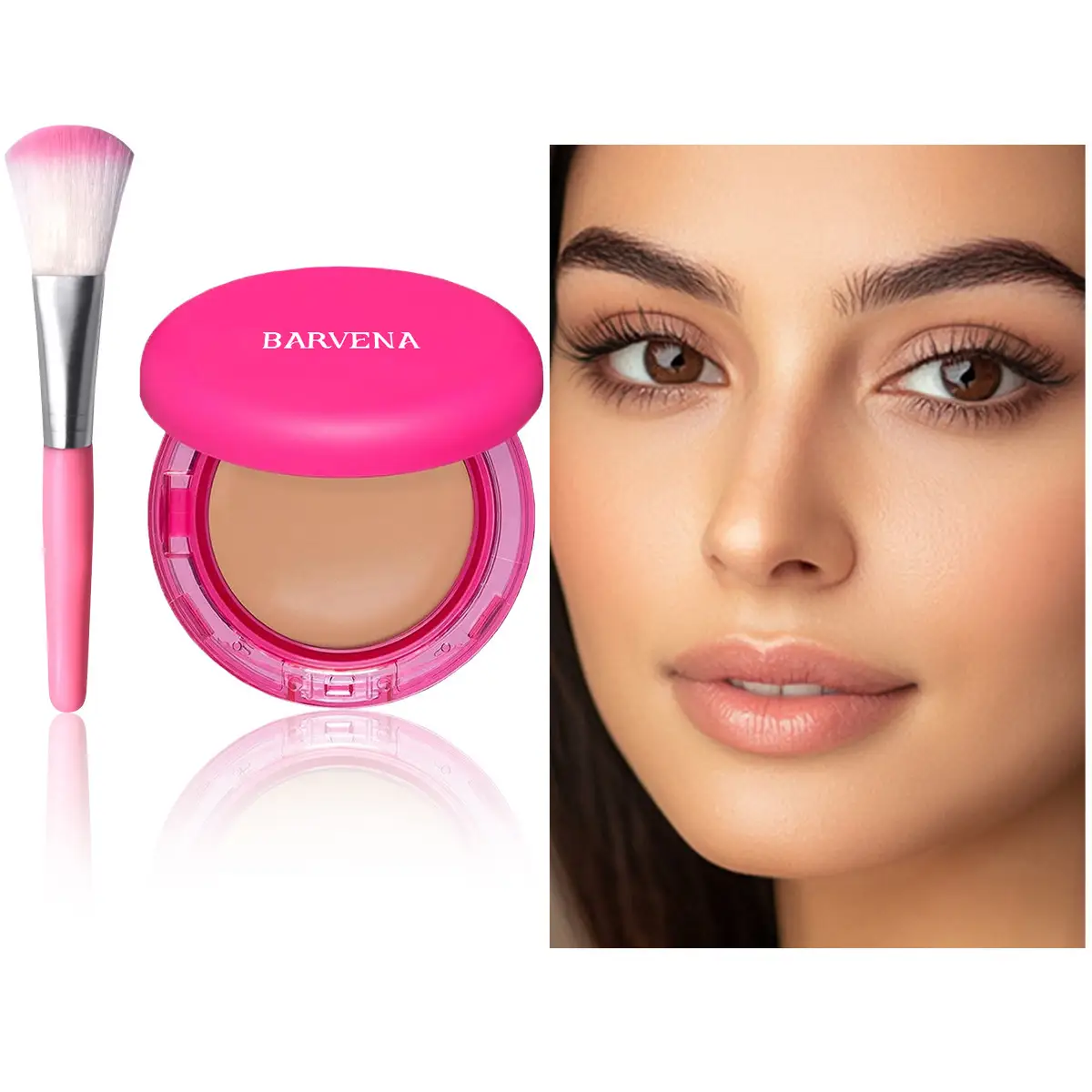 BARVENA Light Fit Moisturizing And Nourishing Skin Concealer Clear Foundation Cream