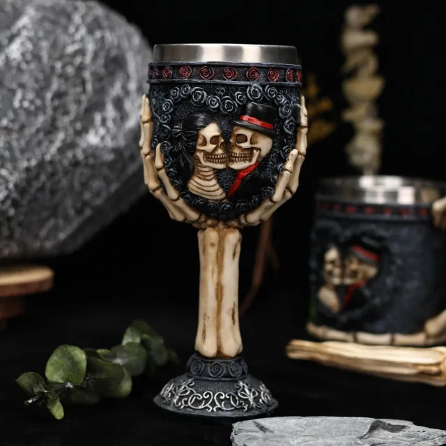 Shantou Beer Mug Skeleton Couple - Shop at LoveMi