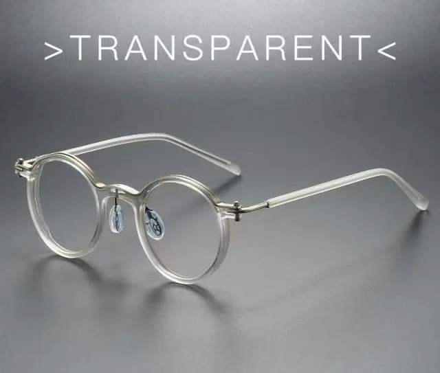 Retro Artistic Glasses Frame Unisex Transparent Frame - Shop at LoveMi