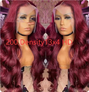 Wine Red Wig Front Lace Wine Red - Shop at LoveMi