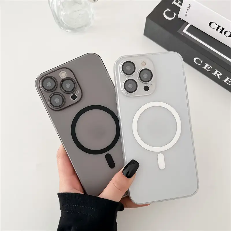 Ice Mist Ultra-thin Magnetic Frosted All-inclusive Phone Case