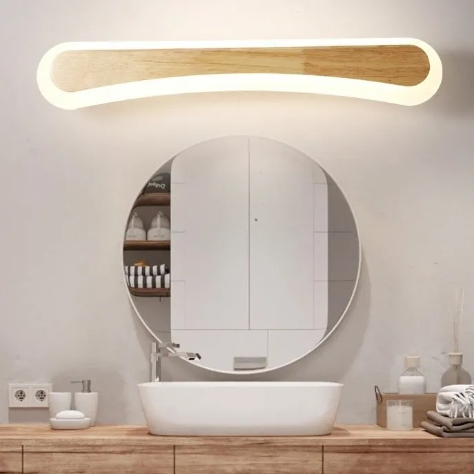 Mirror Front Light Log Bathroom LED Dressing
