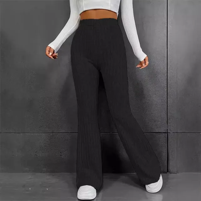 Fashionable High Waist Trousers For Women Black - Shop at LoveMi
