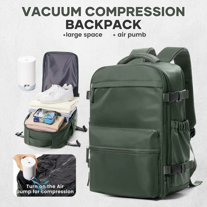 Fashion Large Capacity Travel Backpack Laptop Backpack - Green