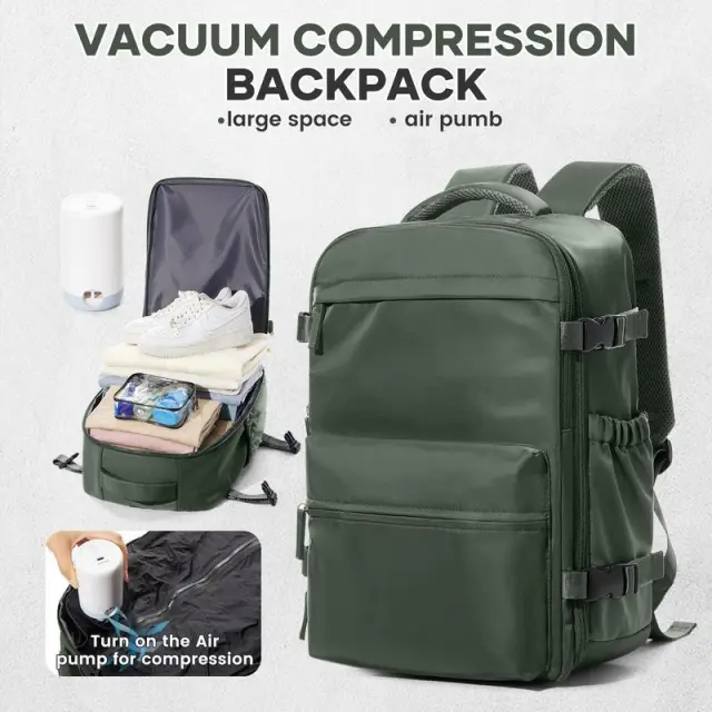 Fashion Large Capacity Travel Backpack Laptop Backpack Green - Shop at LoveMi