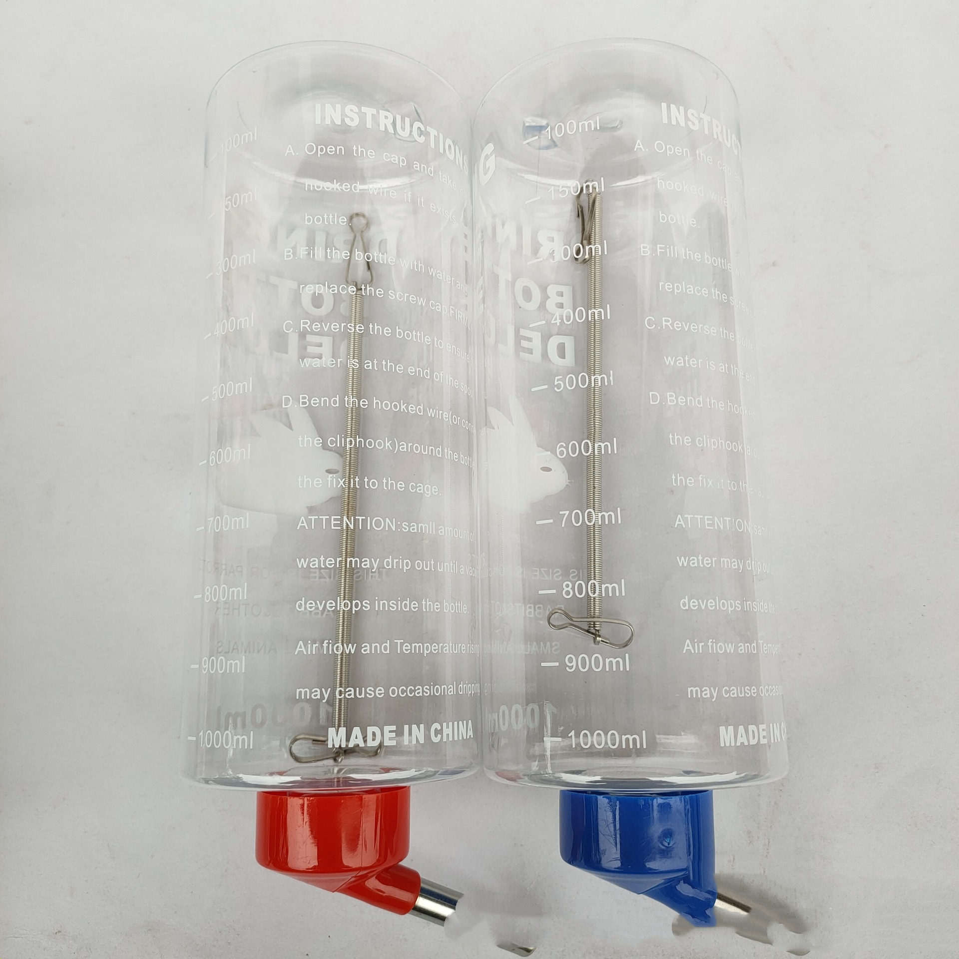 Pet Drinking Bowl Plastic Bottle Pet Large