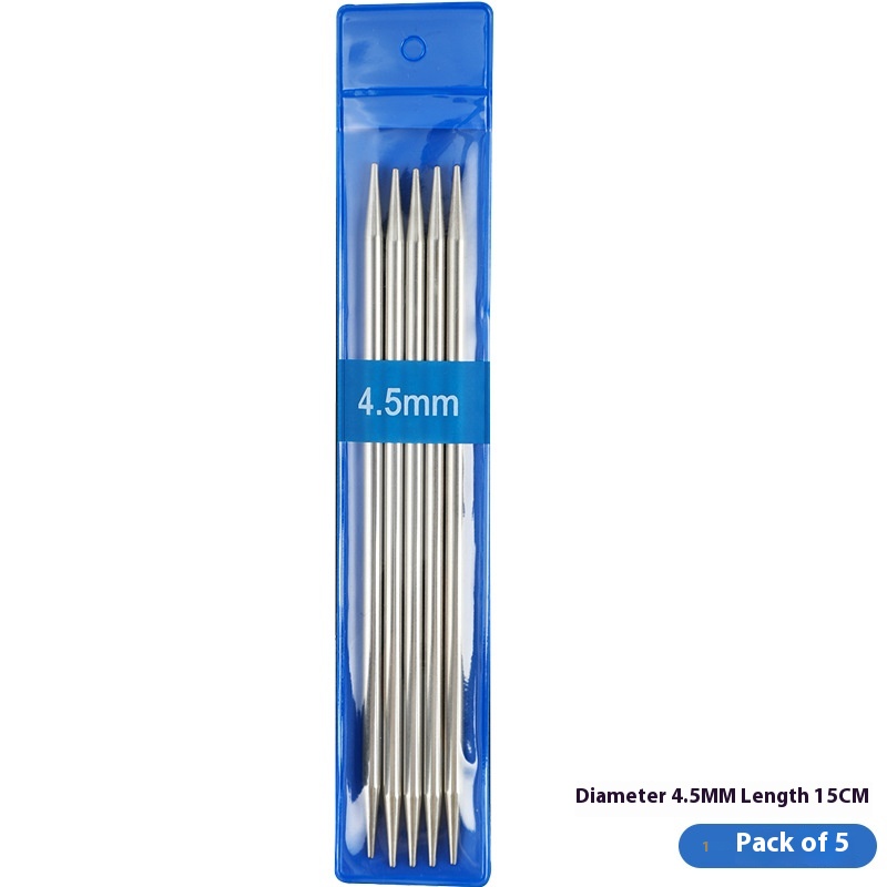 Set breinaalden van roestvrij staal voor truien en poppen – dikte 3,5 mm