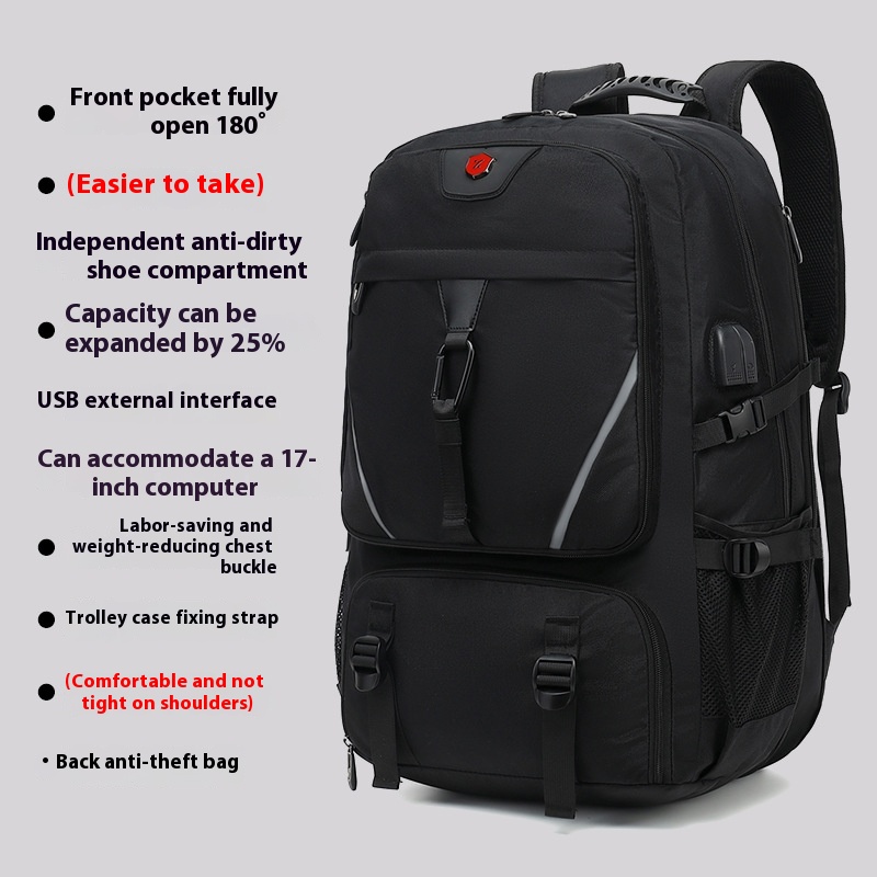 Super Large Capacity Men's Backpack Advanced Sense - CJdropshipping