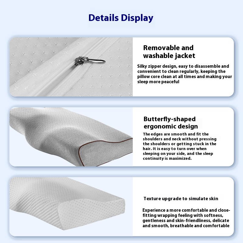 Rebound Memory Foam Pillow Pillow For Students - Image 2