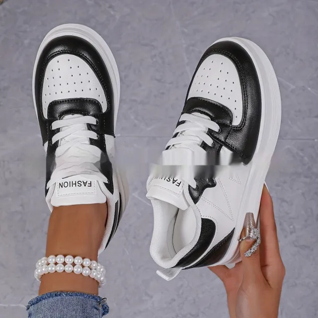 Spring And Autumn New Platform Women's Casual Sneaker Black - Shop at LoveMi