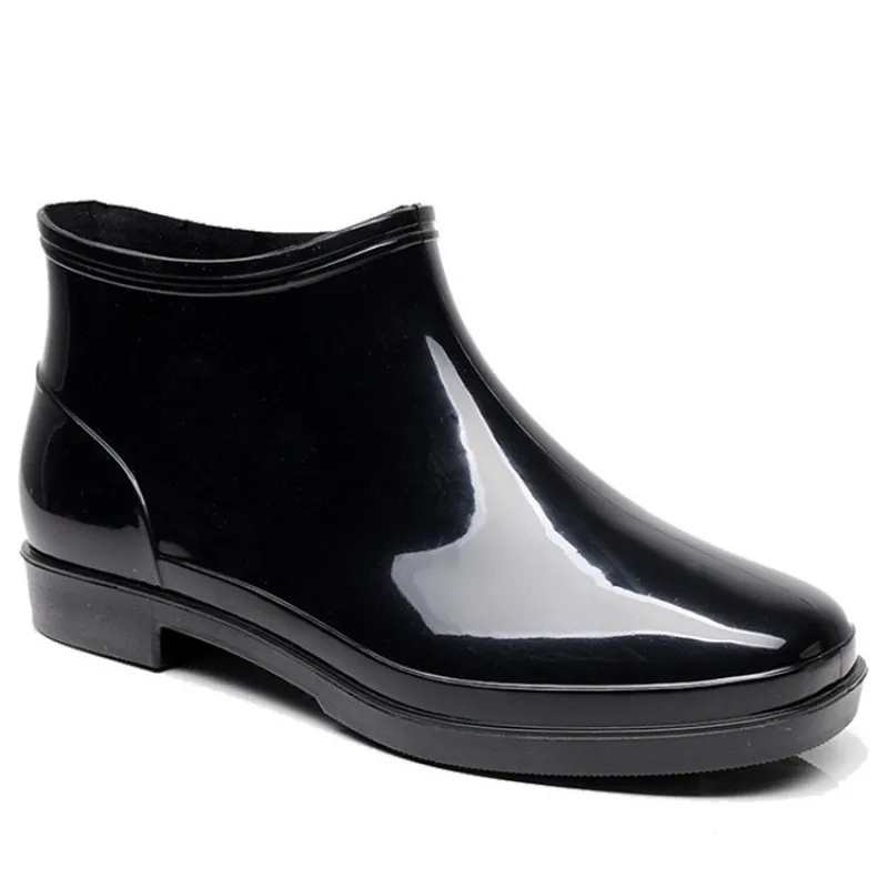 Men's Short Tube Plus Size Low-top Non-slip Rain Boots