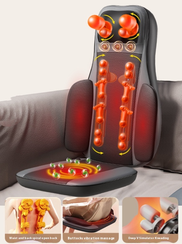 Massage Back Cushion Waist Neck Massager - Image 5