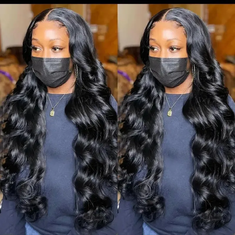 Women's Fashionable Long Wavy Hair - Black