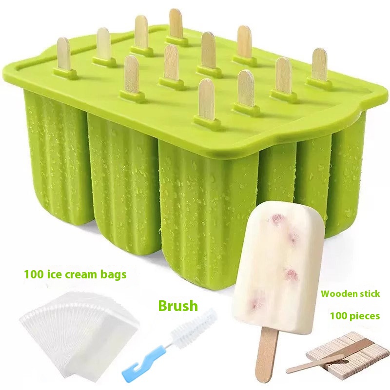 Edible Silicon Ice-cream Mould DIY Popsicles