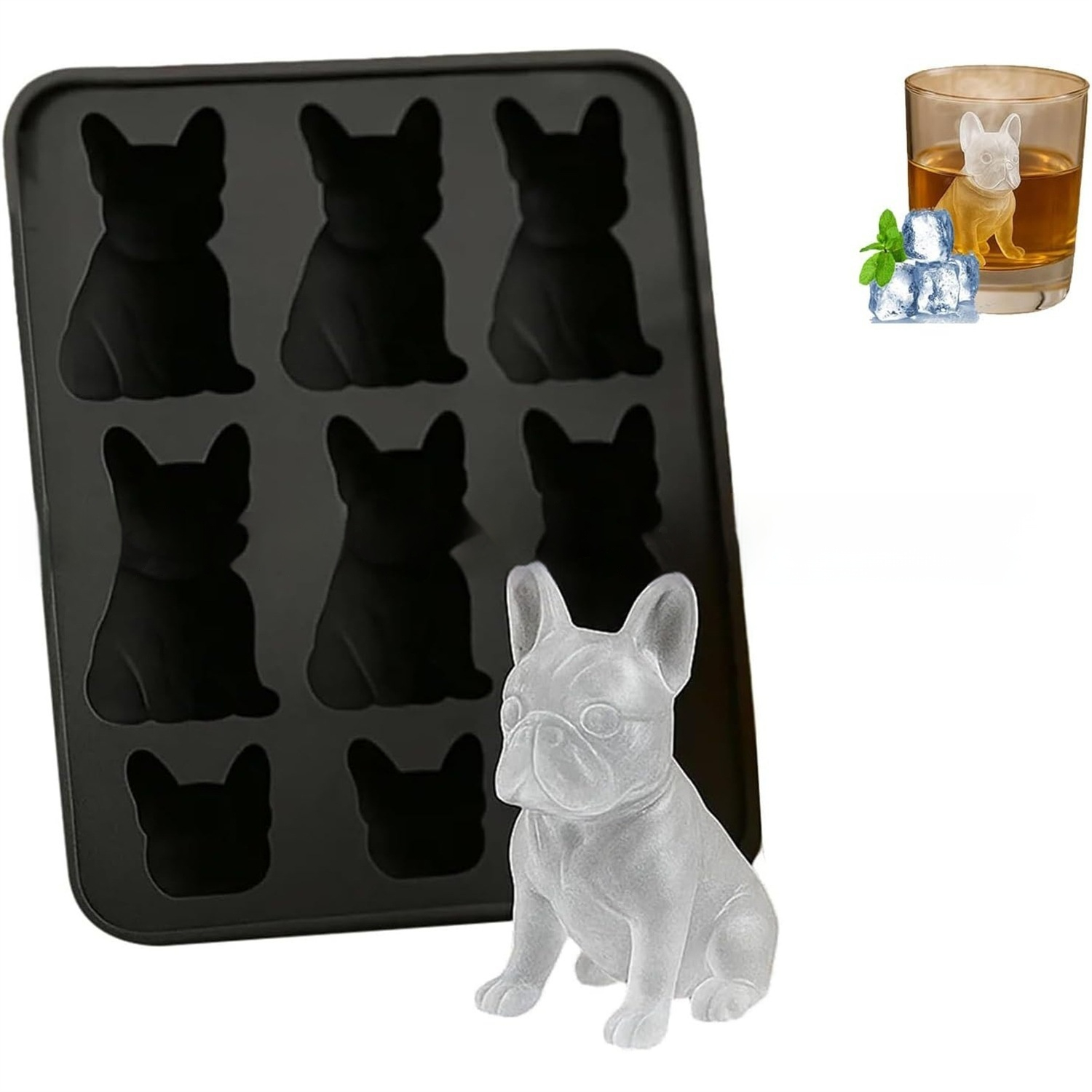 French Animal Shape 3D Silicone Mold