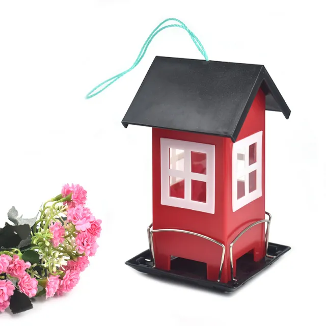 Feeder Outdoor Bird Cage Iron Bird Cage Hummingbird Supplies Bird Supplies Red - Shop at LoveMi