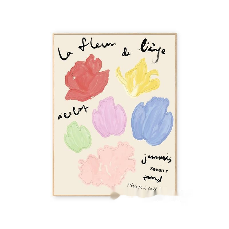 Romantic Summer Flowers Artistic Home Decorative Painting - Image 8