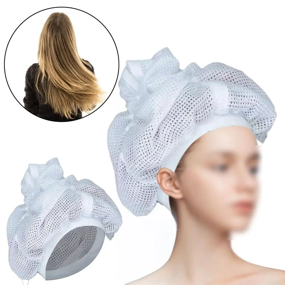 Blow-drying Curly Hair Mesh Plop Cap Curly Hair Mesh Cap