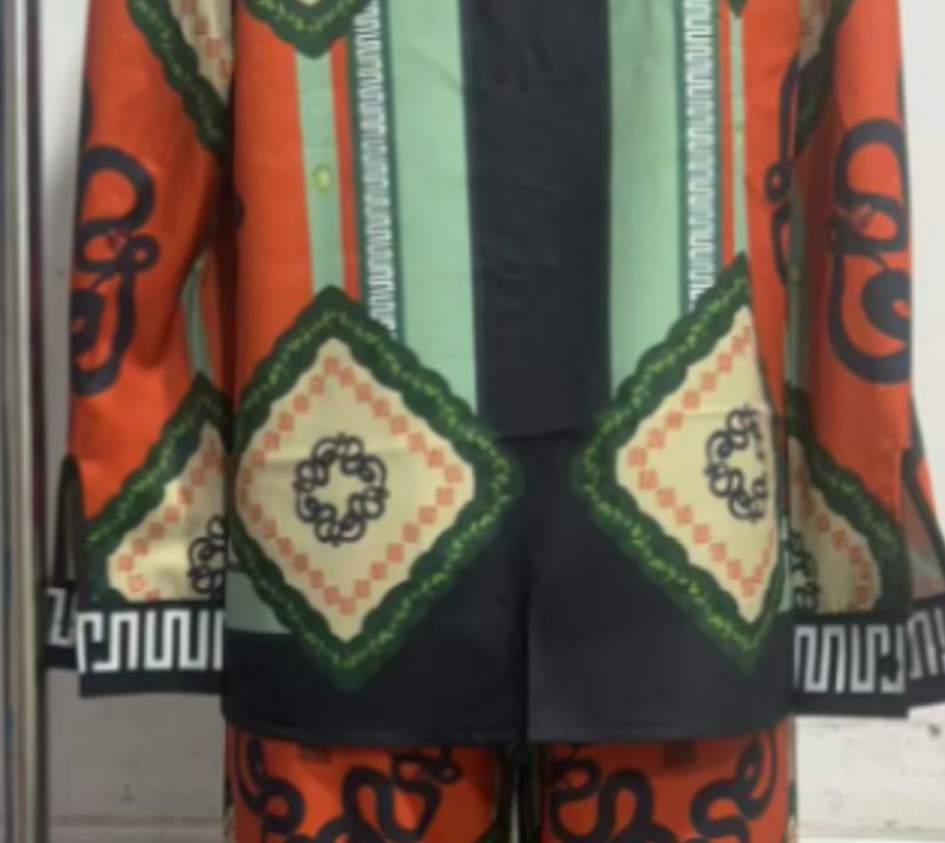 Women's Fashion Personalized Printed Casual Suit