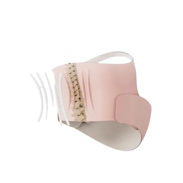 Late Pregnancy Belly Support Waist Slimming Thin Breathable Abdominal Belt Skin Color - Shop at LoveMi