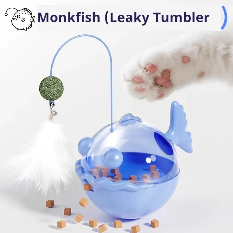 Tumbler Cat Toy Teaser Freeze-dried Snacks Food
