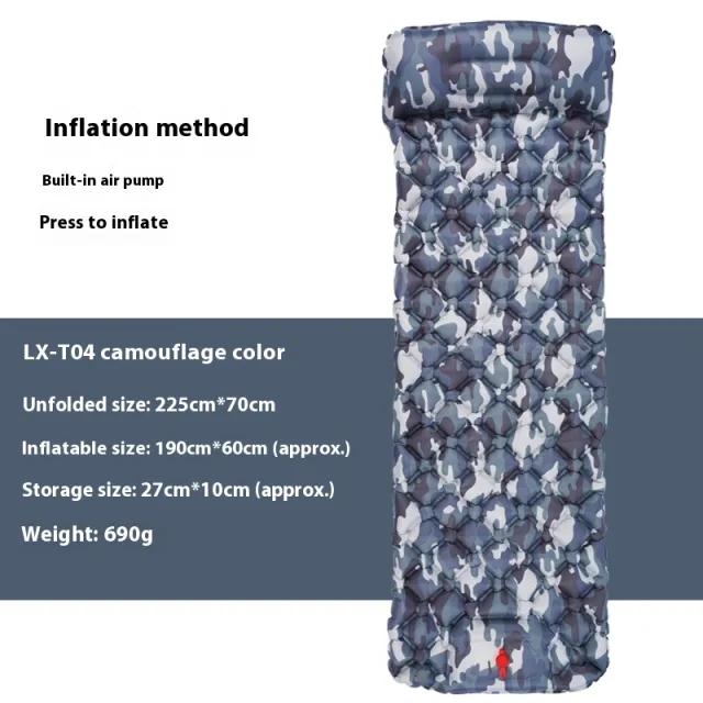 Inflatable Outdoor Camping Tent Air Cushion No Logot04 Camouflage - Shop at LoveMi