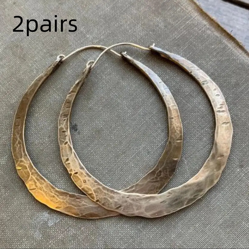 Round Earrings Light Luxury And Simplicity Special-interest Design