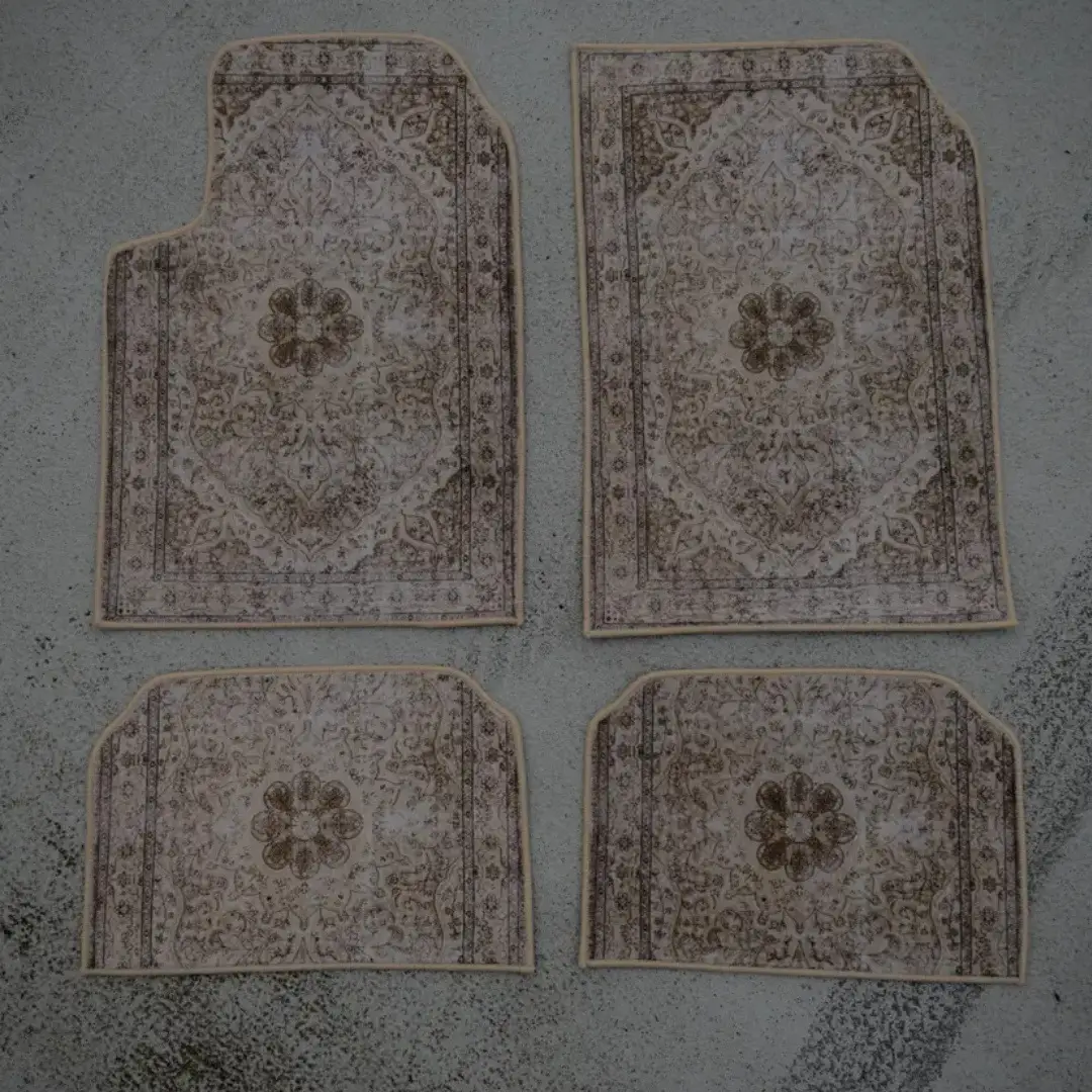 Car Bohemian Retro Ethnic Style Stain-resistant Wear-resistant Foot Mat