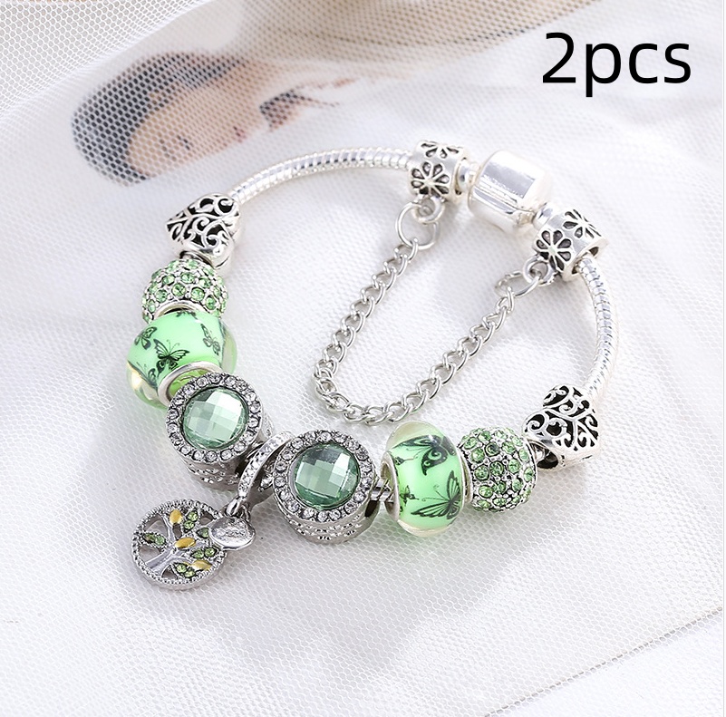 Spring Charm Lady Bracelet Pendant Of Tree Of Life