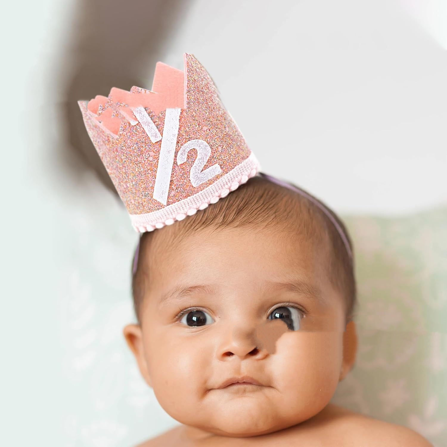 Decorative Rose Gold Half-year-old Crown Party Decorative Hat