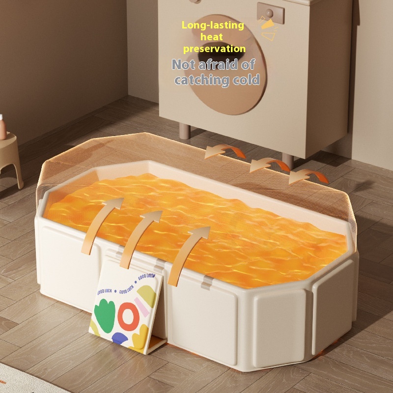 Children's Folding Baby Sitting Lying Newborn Integrated Bathtub