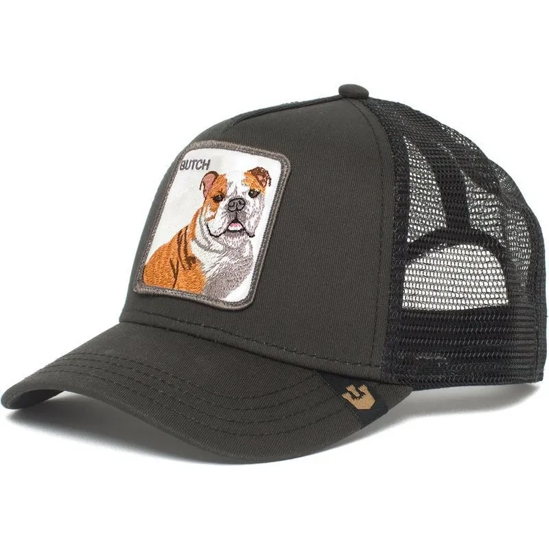 Men's Sunscreen Sunshade Mesh Eagle Pattern Baseball Hat - Dog