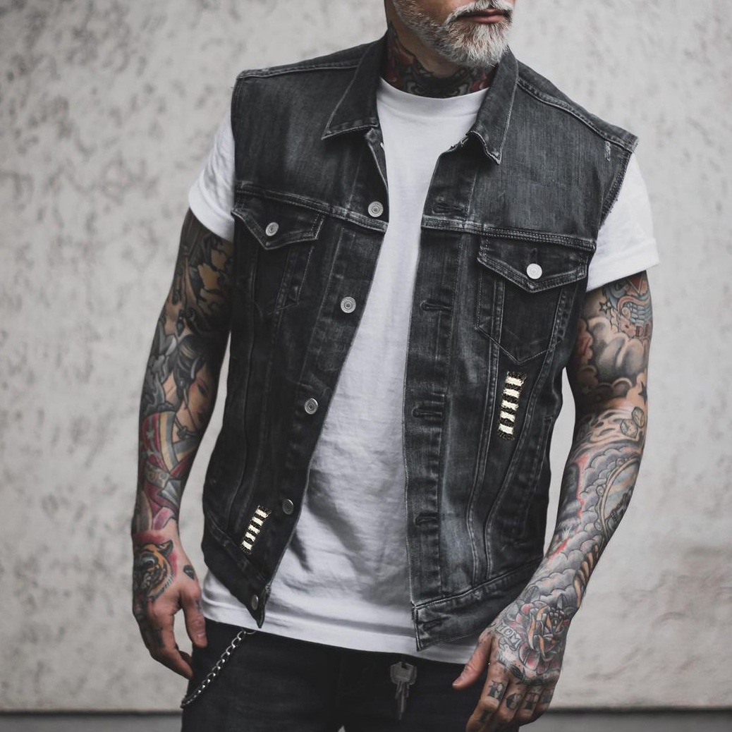 Street Lapel High-end Sports Vest | Elevated Statement