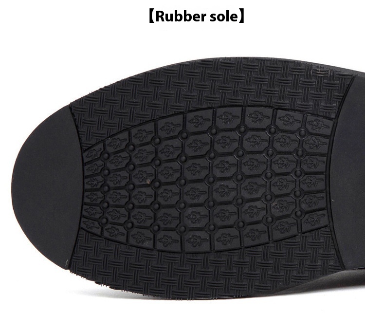 Invisibly Heightened Casual Leather British Soft Bottom Height Shoes — sole detail 6