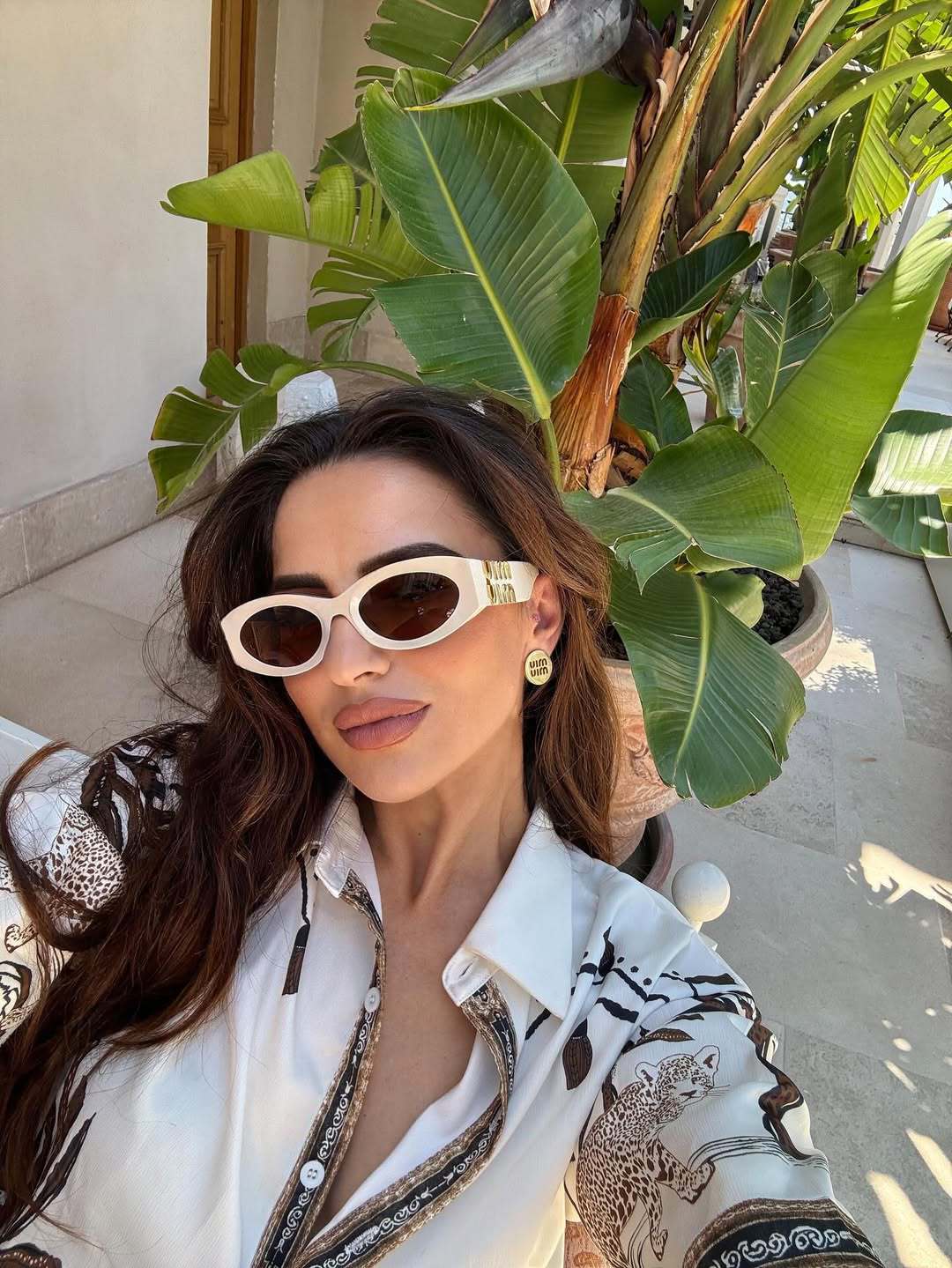 European American Floral Print Suit Women