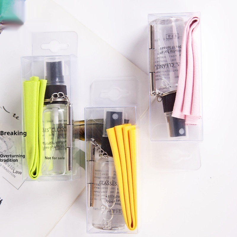 30ML Cleaning Agent Glasses Cloth Screwdriver Three-piece Set