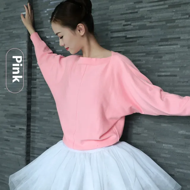 Ballet Long Sleeve Dance Sweater Pink - Shop at LoveMi