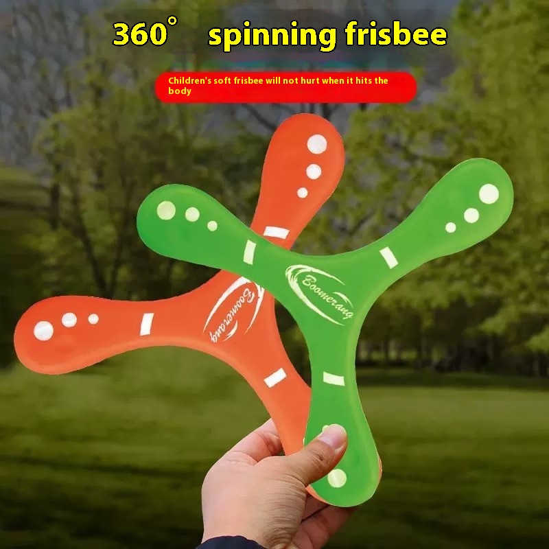 Children's Hand Throw Soft Boomerang Flying Disc