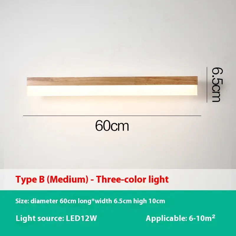 Mirror Front Light Log Bathroom LED Dressing Table Strip Light