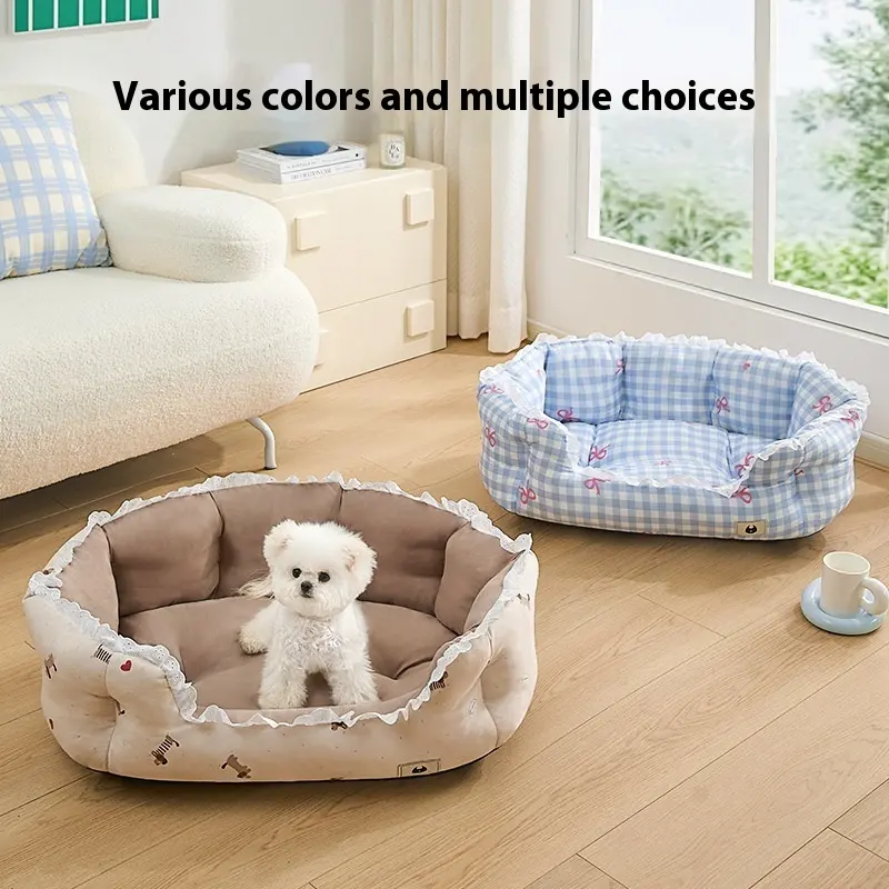 Semi-enclosed Pet Kennel For Small Dogs