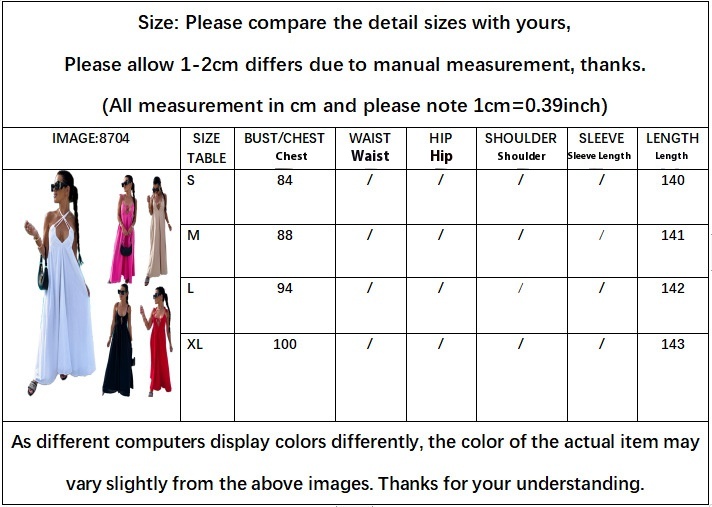 solid color jacquard deep v sling dress size details