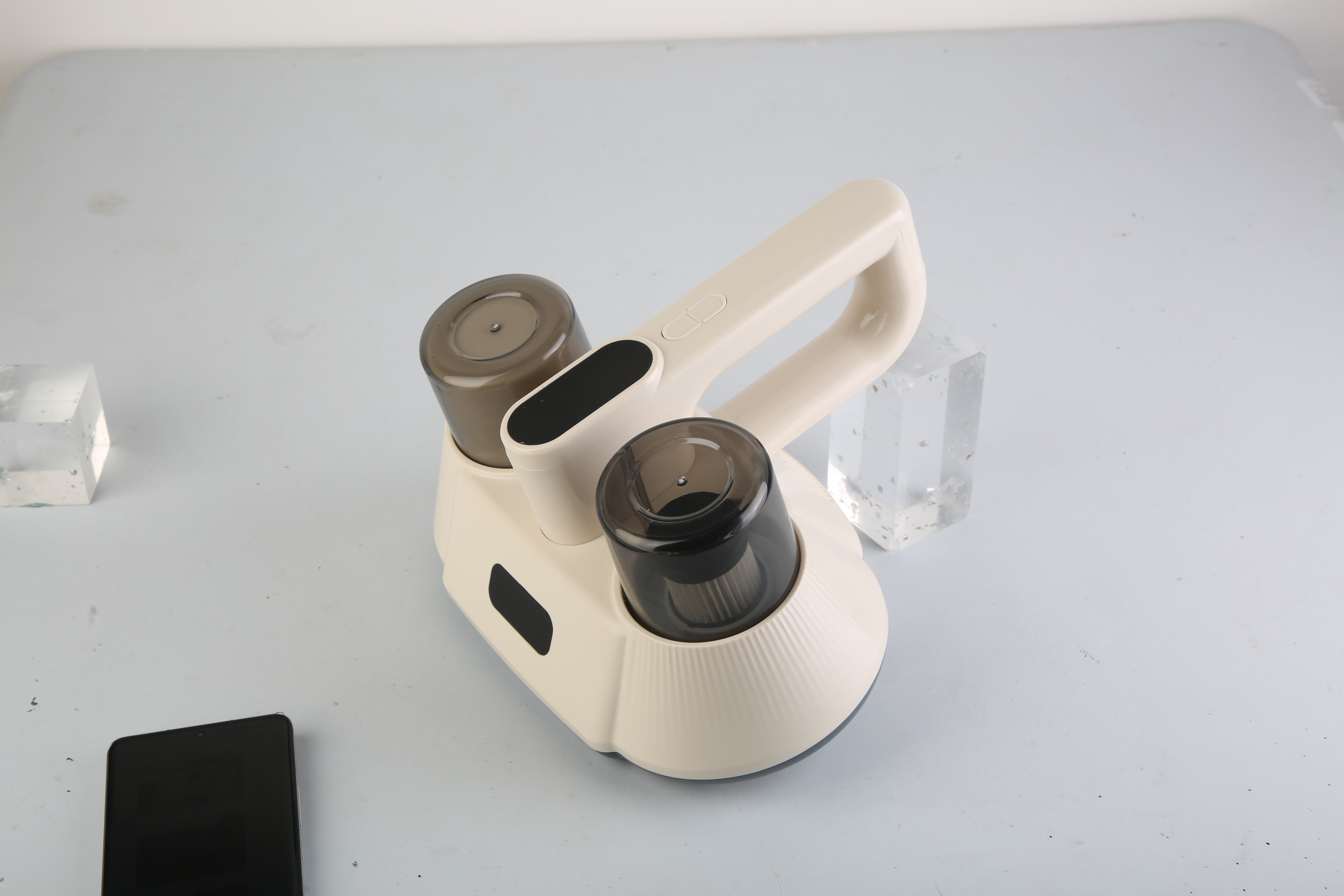 15000 Pa Bed Vacuum Cleaner – Double-Cup & UV-C Sanitizer