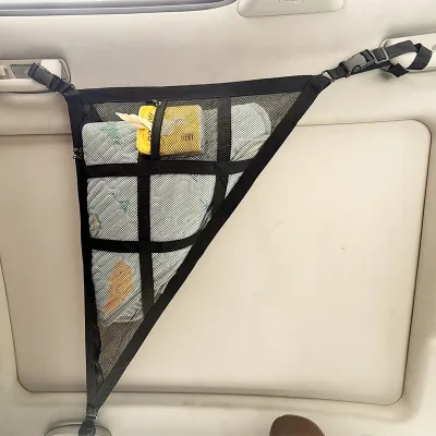 Mesh Triangle Buggy Car Storage Bag