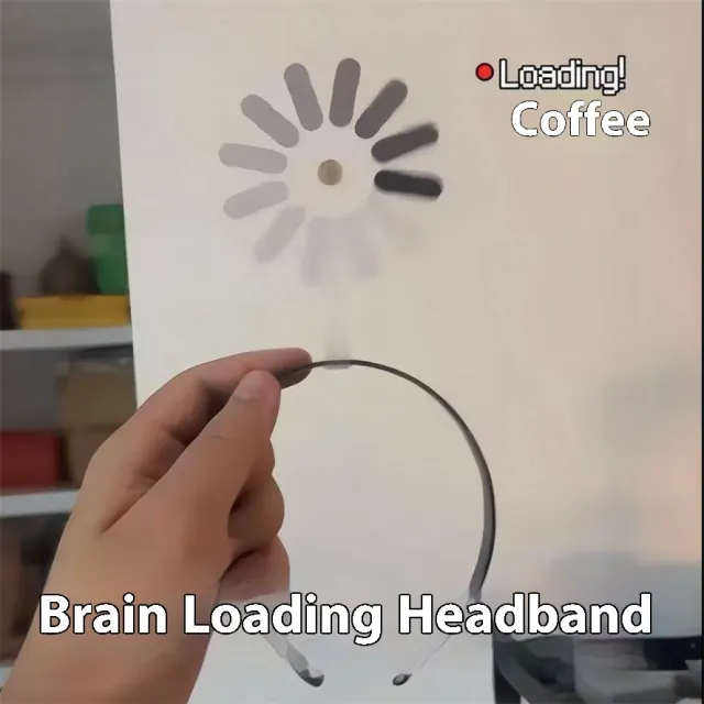 Downtime Barrettes Brain Loading Hair Accessories Quirky Ideas Down Hair Band - Shop at LoveMi