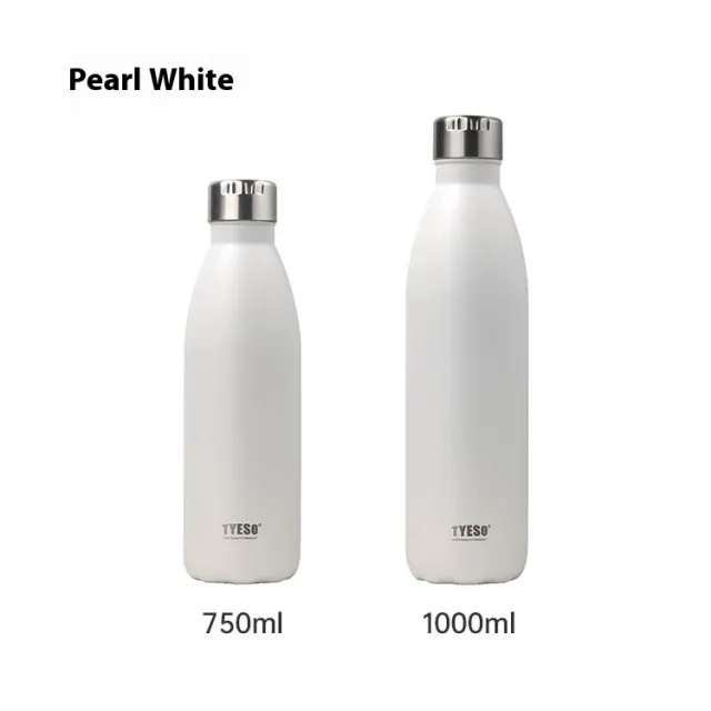 304 Stainless Steel Outdoor Sports Cup Coke Bottle Large Capacity Portable White - Shop at LoveMi