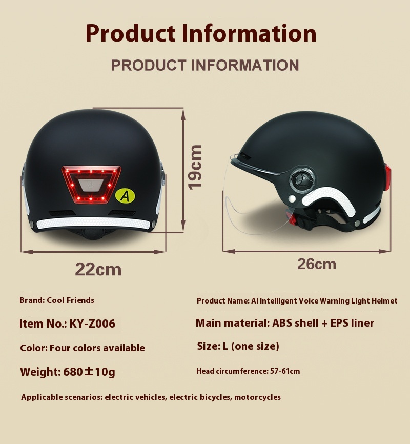 Smart Bluetooth Helmet 3