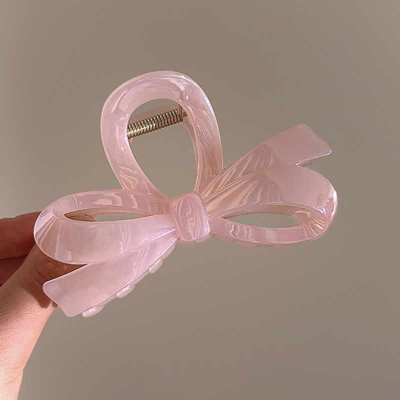 Ice Bowknot Barrettes Women's High-grade Sense