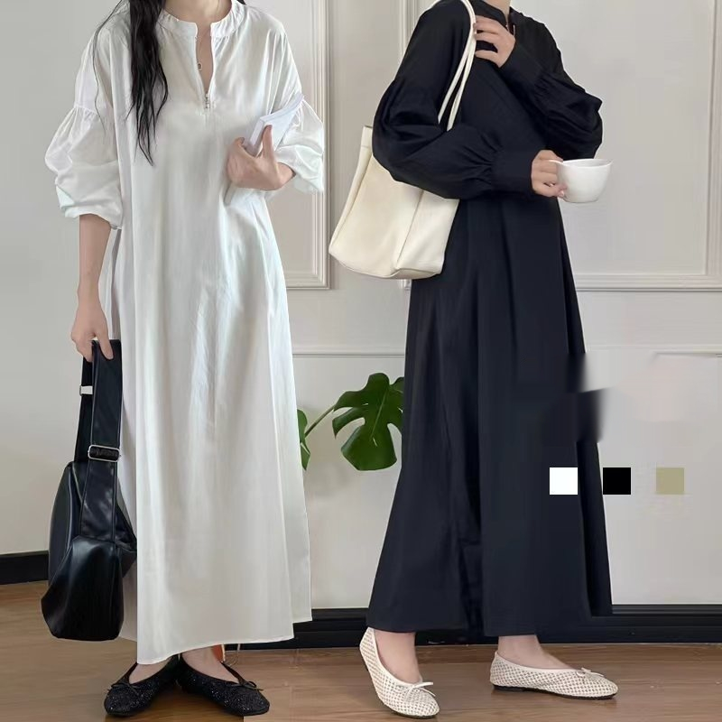 New Lantern Sleeve Loose Slimming Women's Japanese Foreign Trade Dress